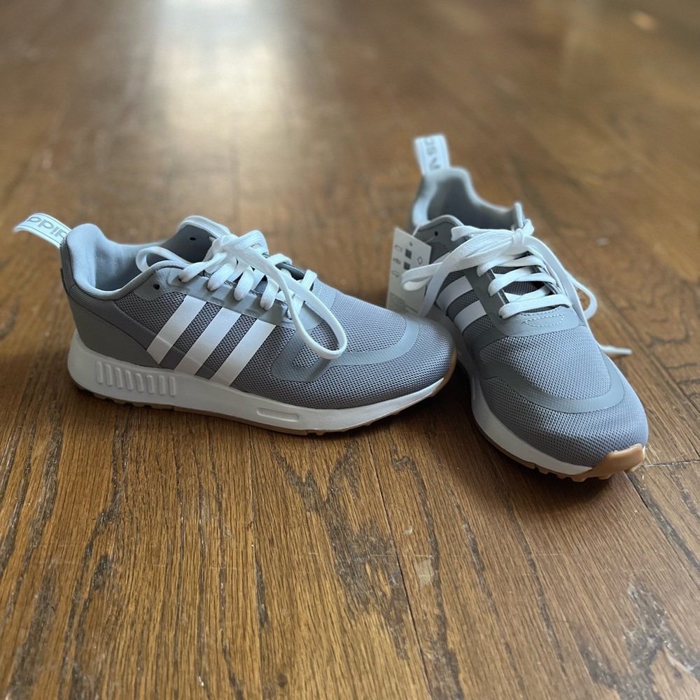 White & Grey Womens Multix Adidas Shoes